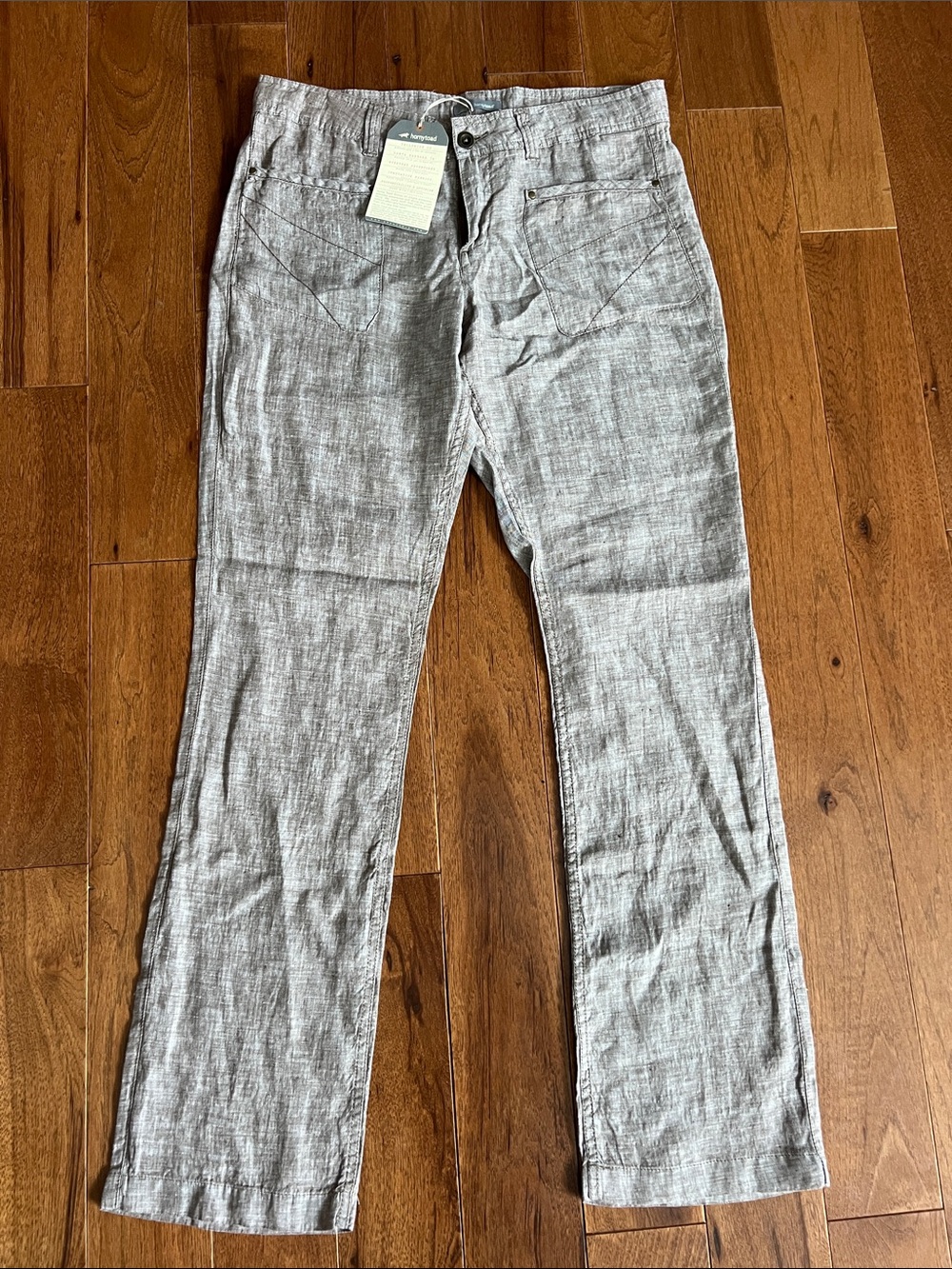 Horny Toad Straight-Leg Jeans in Light Gray